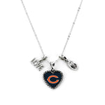 Chicago Bears Necklace Charmed Sport Love Football