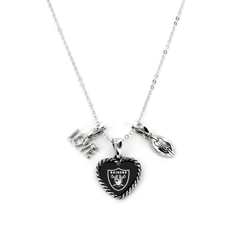 Oakland Raiders Necklace Charmed Sport Love Football