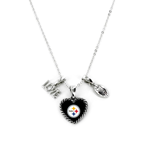 Pittsburgh Steelers Necklace Charmed Sport Love Football