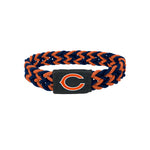 Chicago Bears Bracelet Braided Navy and Orange