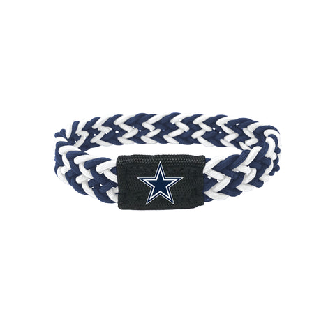 Dallas Cowboys Bracelet Braided Navy and White