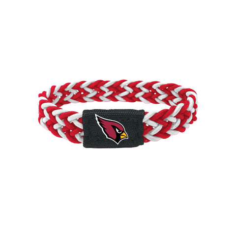Arizona Cardinals Bracelet Braided Red and White