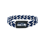 Seattle Seahawks Bracelet Braided Navy and White