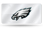 Philadelphia Eagles License Plate Laser Cut Silver