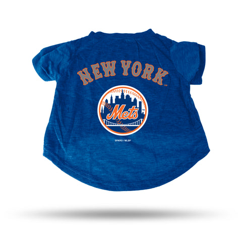 New York Mets Pet Tee Shirt Size XL