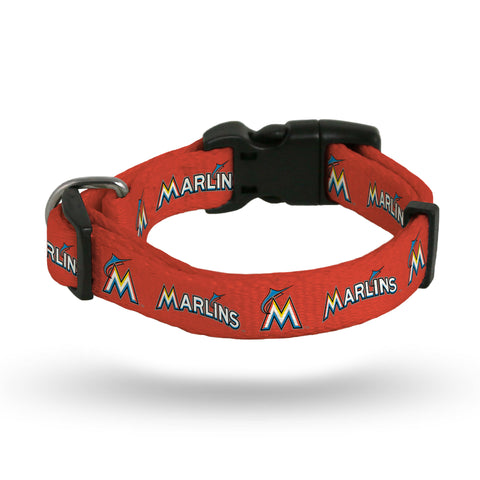 Miami Marlins Pet Collar Size L