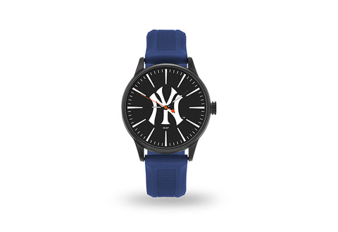 New York Yankees Watch Men's Cheer Style with Navy Watch Band