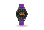 Baltimore Ravens Watch Men's Cheer Style with Purple Watch Band