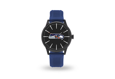 Seattle Seahawks Watch Men's Cheer Style with Navy Watch Band