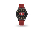 San Francisco 49ers Watch Men's Cheer Style with Red Watch Band