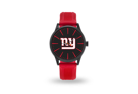 New York Giants Watch Men's Cheer Style with Red Watch Band