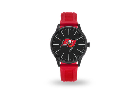 Tampa Bay Buccaneers Watch Men's Cheer Style with Red Watch Band