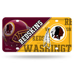Washington Redskins License Plate Metal