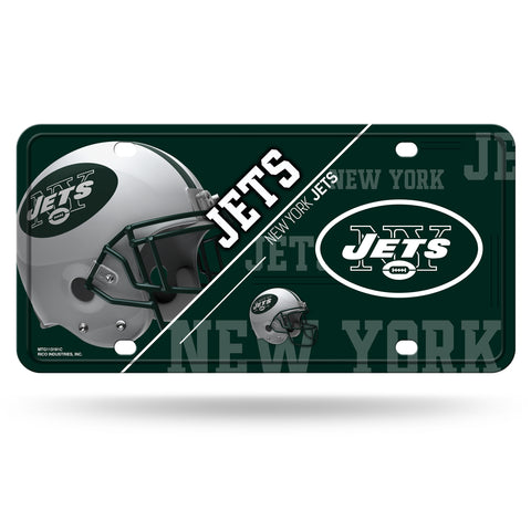 New York Jets License Plate Metal