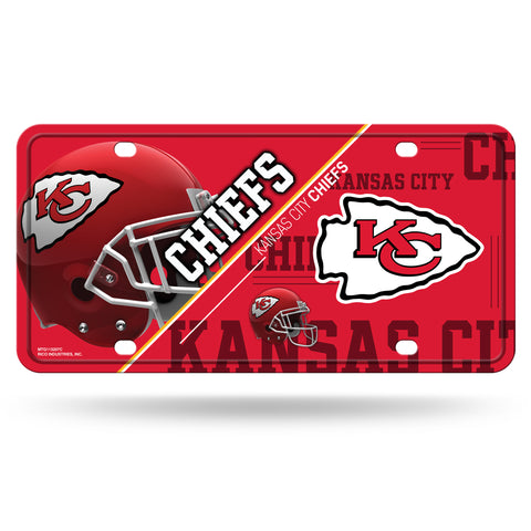 Kansas City Chiefs License Plate Metal