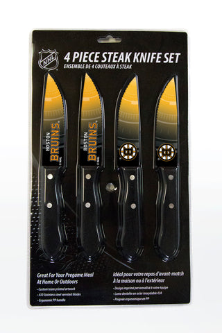 Boston Bruins Knife Set - Steak - 4 Pack