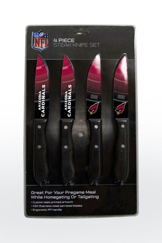 Arizona Cardinals Knife Set - Steak - 4 Pack