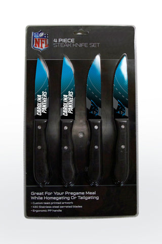 Carolina Panthers Knife Set - Steak - 4 Pack