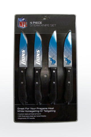 Detroit Lions Knife Set - Steak - 4 Pack