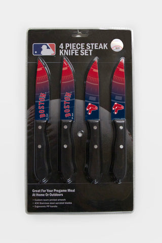 Boston Red Sox Knife Set - Steak - 4 Pack
