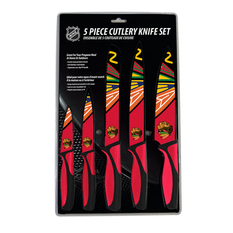 Chicago Blackhawks Knife Set - Kitchen - 5 Pack
