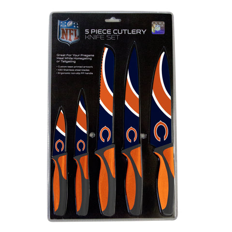 Chicago Bears Knife Set - Kitchen - 5 Pack