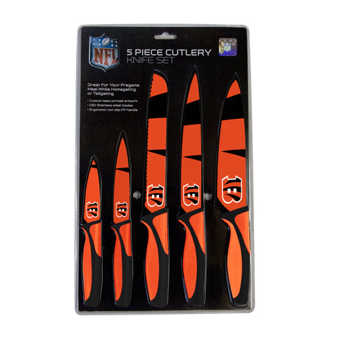 Cincinnati Bengals Knife Set - Kitchen - 5 Pack