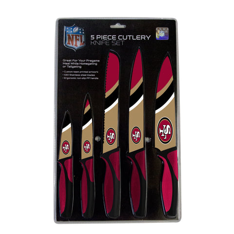 San Francisco 49ers Knife Set - Kitchen - 5 Pack