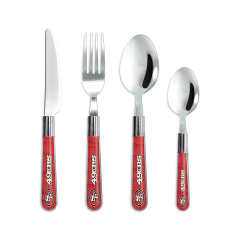 San Francisco 49ers Flatware Set 16 Piece