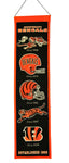 Cincinnati Bengals Banner 8x32 Wool Heritage