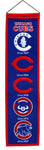 Chicago Cubs Banner 8x32 Wool Heritage