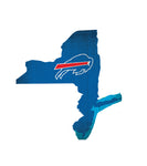 Buffalo Bills Sign Wood Logo State Design