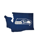 Seattle Seahawks Sign Wood Logo State Design