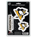 Pittsburgh Penguins Decal Die Cut Team 3 Pack