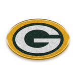 Green Bay Packers Auto Emblem - Oval Color Bling