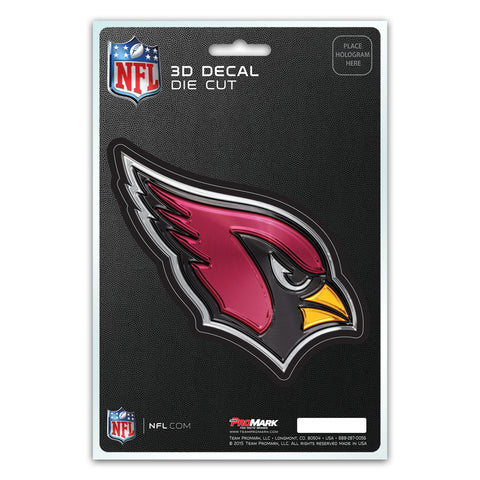 Arizona Cardinals Decal 5x8 Die Cut 3D Logo Design