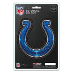 Indianapolis Colts Decal 5x8 Die Cut 3D Logo Design