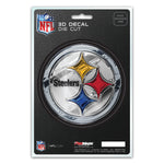 Pittsburgh Steelers Decal 5x8 Die Cut 3D Logo Design
