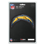 Los Angeles Chargers Decal 5x8 Die Cut 3D Logo Design