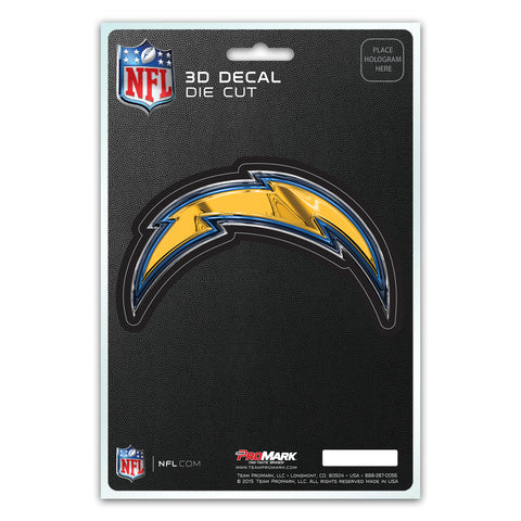 Los Angeles Chargers Decal 5x8 Die Cut 3D Logo Design