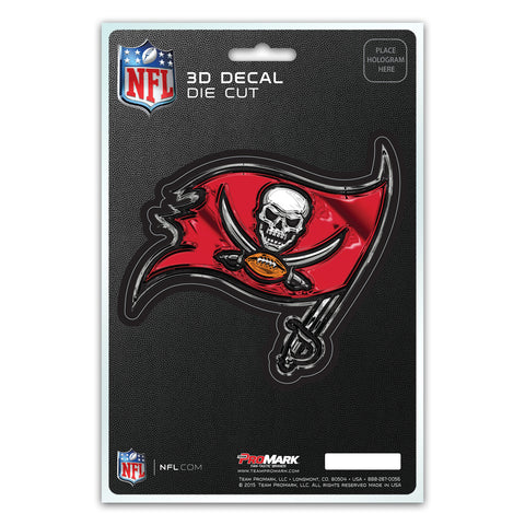 Tampa Bay Buccaneers Decal 5x8 Die Cut 3D Logo Design