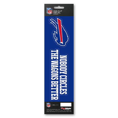 Buffalo Bills Decal Die Cut Slogan Pack