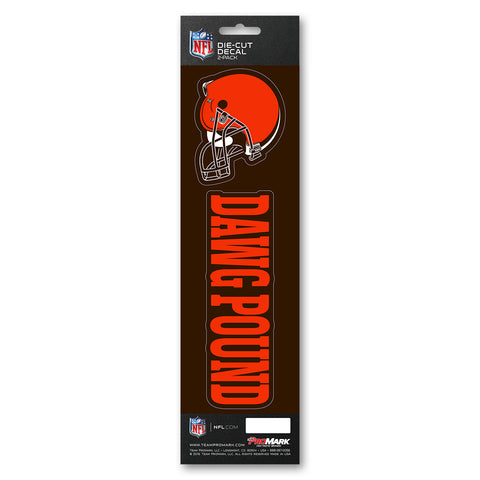 Cleveland Browns Decal Die Cut Slogan Pack