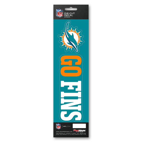 Miami Dolphins Decal Die Cut Slogan Pack