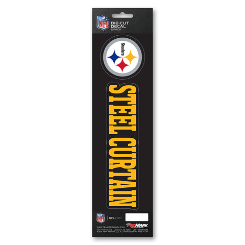 Pittsburgh Steelers Decal Die Cut Slogan Pack