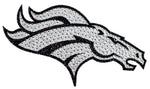 Denver Broncos Auto Emblem - Rhinestone Bling
