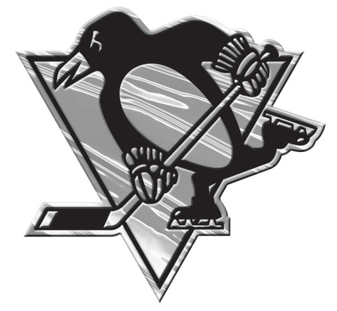 Pittsburgh Penguins Auto Emblem - Silver