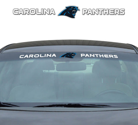 Carolina Panthers Decal 35x4 Windshield