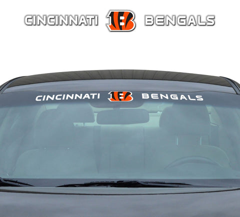 Cincinnati Bengals Decal 35x4 Windshield