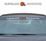Cleveland Browns Decal 35x4 Windshield